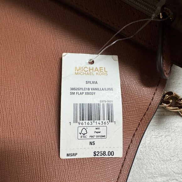 Michael Michael Kors Sylvia Small Signature Logo Crossbody Bag - Picture 7 of 11